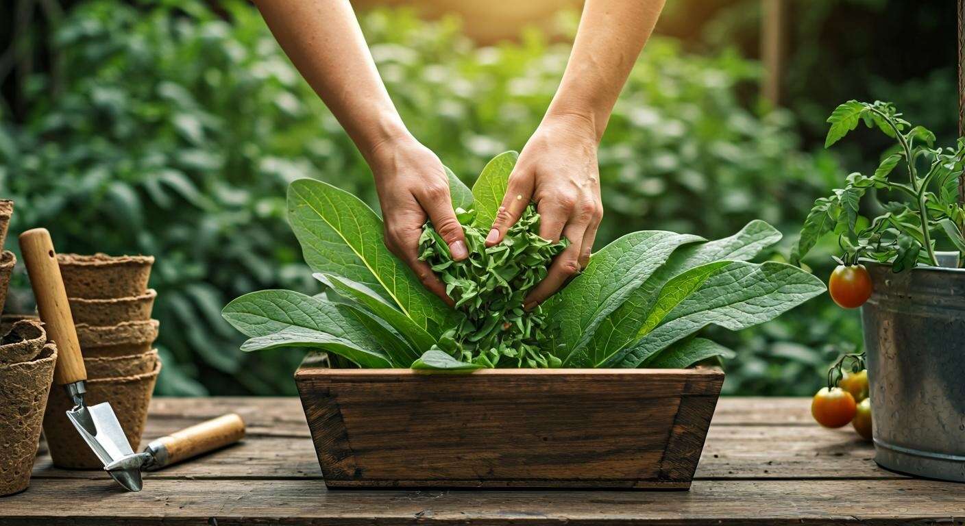 Comment faire son propre purin de consoude, le meilleur engrais pour les tomates